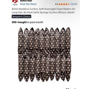 Unopened Heatless Curlers